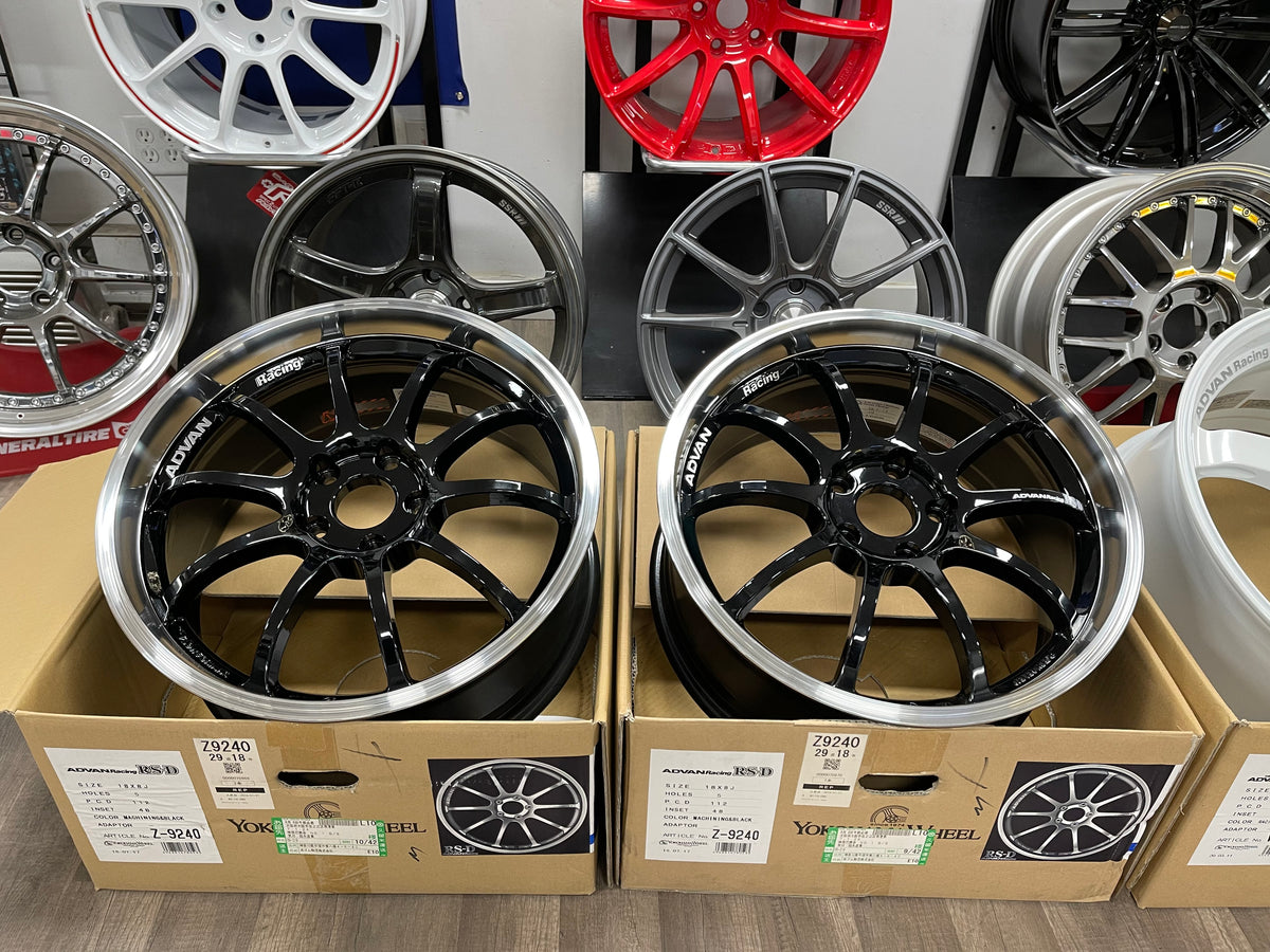 Advan RS-D 18x8+48 5x112 Machining Black – Prospec