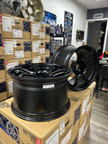 Advan RG-4 18x10.5 + 15 5x114.3 Semi-Gloss Black
