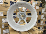 Advan RG-4 18x9.5 +45 5x100 Racing White Metalic & Ring