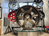 TE37 SAGA S-PLUS 18x9.5 et 38 5x114.3 Bronze