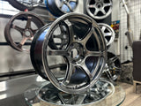 RG-4 18x9.5 +45 5x120 Hyper Black and Ring