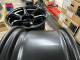 Advan RG-4 18x10.5 + 15 5x114.3 Semi-Gloss Black