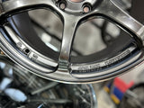 RG-4 18x9.5 +45 5x120 Hyper Black and Ring
