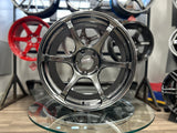 RG-4 18x9.5 +45 5x120 Hyper Black and Ring