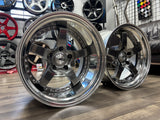SSR SP4  18x9.0 ET-7 (HP)79 18x11.5 ET-52 (HP)156  5x130 Titan Silver