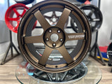 TE37 SAGA S-PLUS 18x9.5 et 38 5x114.3 Bronze