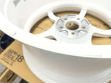 Advan RG-4 18x9.5 +45 5x100 Racing White Metalic & Ring