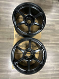 Advan RG-4 18x10.5 + 15 5x114.3 Semi-Gloss Black