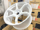 Advan RG-4 18x9.5 +45 5x100 Racing White Metalic & Ring
