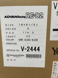 Advan RG-D2 18x9.5 +45 5x114.3 Semi-Gloss Black