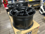 Advan RG-4 18x10.5 + 15 5x114.3 Semi-Gloss Black
