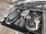AeroCatch Flush Mount Hood Pins - locking CARBON
