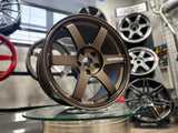 TE37 SAGA S-PLUS 18x9.5 et 38 5x114.3 Bronze