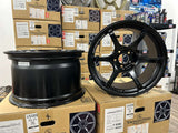 Advan RG-4 18x10.5 + 15 5x114.3 Semi-Gloss Black