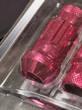 Muteki SR48 PINK CHROME Cone Seat Open End WHEEL LOCKS 32901Z) by Wheel Mate®.