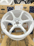 Advan RG-4 18x9.5 +45 5x100 Racing White Metalic & Ring