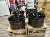 Volk Racing G025 19x9.5 +25  19x10.5 +32 5x120 72.6  Dark Amber Clear