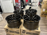 Volk Racing G025 19x9.5 +25  19x10.5 +32 5x120 72.6  Dark Amber Clear