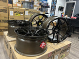 Volk Racing G025 19x9.5 +25  19x10.5 +32 5x120 72.6  Dark Amber Clear