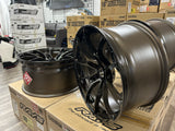 Volk Racing G025 19x9.5 +25  19x10.5 +32 5x120 72.6  Dark Amber Clear