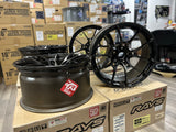 Volk Racing G025 19x9.5 +25  19x10.5 +32 5x120 72.6  Dark Amber Clear