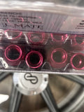 Muteki SR48 Extended Open Ended Wheel Tuner Lug Nuts Chrome Pink 12x1.5mm NEW